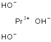 Praseodymium(III) hydroxide,,结构式