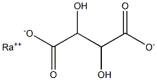 Radium tartrate Structure