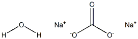 Sodium carbonate monohydrate,,结构式