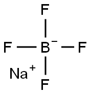 Sodium tetrafluoroborate Struktur