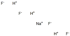 Sodium trihydrogen tetrafluoride,,结构式