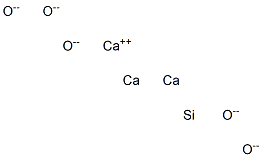 Tricalcium silicon pentaoxide 结构式