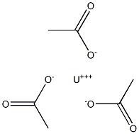 Uranium(III) acetate 结构式