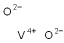 Vanadium(IV) oxide,,结构式