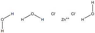 Zinc chloride trihydrate Structure