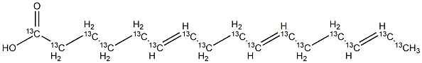 Hiragonic Acid-13C16 Structure