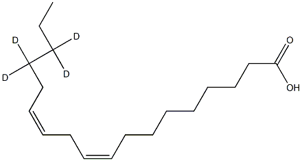 Linoleic Acid-15,15,16,16-D4 Structure