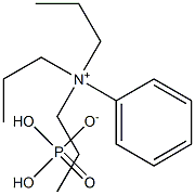 Tripropyl phenyl ammonium dihydrogen phosphate Structure