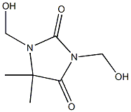 二羟甲基-5,5-二甲基海因,,结构式