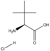 L-tert-leucine hydrochloride 化学構造式