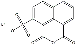 4-磺基-1,8-萘二甲酸酐钾盐, , 结构式