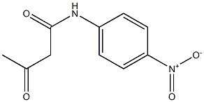 乙酰基乙酰对硝基苯胺, , 结构式