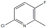 2-氯-5-氟-6-甲基吡啶, , 结构式