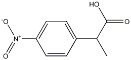 2-(4-硝基苯基)丙酸, , 结构式