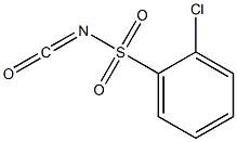 O-chlorophenyl sulfonyl isocyanate 化学構造式