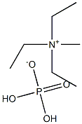 Methyl triethyl ammonium dihydrogen phosphate Structure