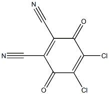 2,3-二氯-5,6-二氰基苯醌, , 结构式