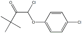 1-(4-chlorophenoxy)-3,3-dimethyl-1-chloro-butan-2-one Structure