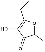 4-羟基-2-甲基-5-乙基-3(2H)-呋喃酮 结构式