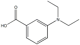 间二乙氨基苯甲酸,,结构式