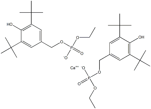 Bis(3,5-di-tert-butyl-4-hydroxybenzylphosphoric acid monoethyl ester) calcium