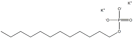 Potassium dodecyl phosphate 化学構造式