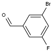 3-溴-5-氟苯甲醛, , 结构式