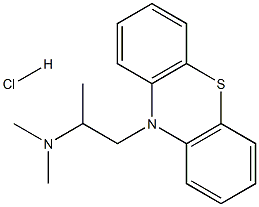 Promethazine hydrochloride tablets 化学構造式