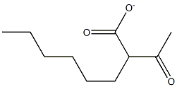 2-n-hexyl acetoacetate 化学構造式