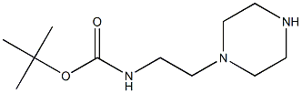 1-(2-N-BOC-aminoethyl)-piperazine Structure