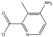 4-氨基-3-吡啶羧酸, , 结构式