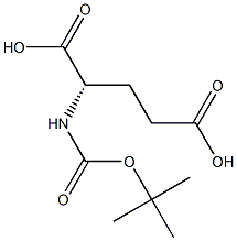 tert-butoxycarbonyl-L-glutamic acid Structure