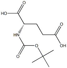 tert-butoxycarbonyl-L-glutamic acid Struktur