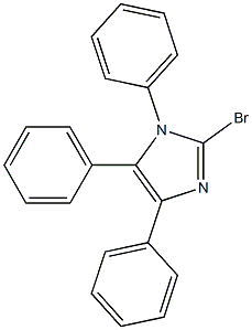 2-bromo-1-triphenyl-1H-imidazole 化学構造式