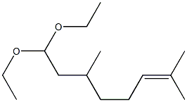 香茅醛二乙缩醛,,结构式