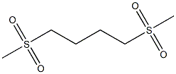 1,4-bis(methylsulfonyl)butane Struktur