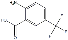 2-Amino-5-(trifluoromethyl)benzoic acid,,结构式