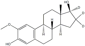 2-Methoxy-17b-estradiol-16,16,17-d3 Structure