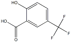 5-Trifluoromethylsalicylic acid 结构式