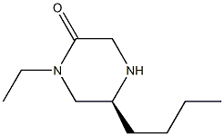 (S)-5-BUTYL-1-ETHYLPIPERAZIN-2-ONE Structure