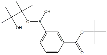 3-(T-BUTOXYCARBONYL)PHENYLBORONICACIDPINACOLESTER 结构式