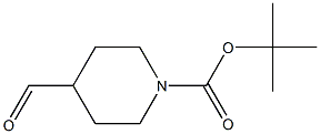 1-BOC-4-哌啶甲醛, , 结构式