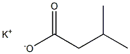 3-メチルブタン酸カリウム 化学構造式