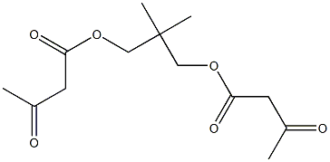 NEOPENTYLGLYCOLBIS-ACETOACETATE Structure