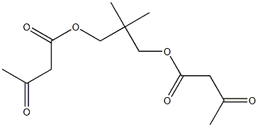 NEOPENTYLGLYCOLBIS-ACETOACETATE Struktur