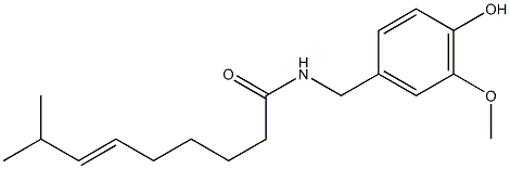 CAPSAICIN,4%,DECOLORIZED Structure