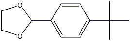 P-TERT-BUTYLBENZALDEHYDE ETHYLENE GLYCOLACETAL Structure