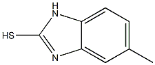 2-mercapto-5-methyl benzoimidazole Structure