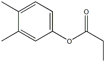 3,4-dimethylphenyl propionic acid 化学構造式
