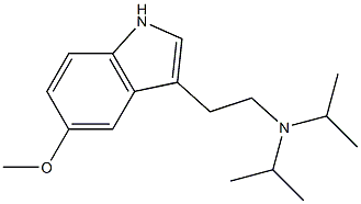 5-methoxy-3-N,N-diisopropylamino-ethylindole Structure